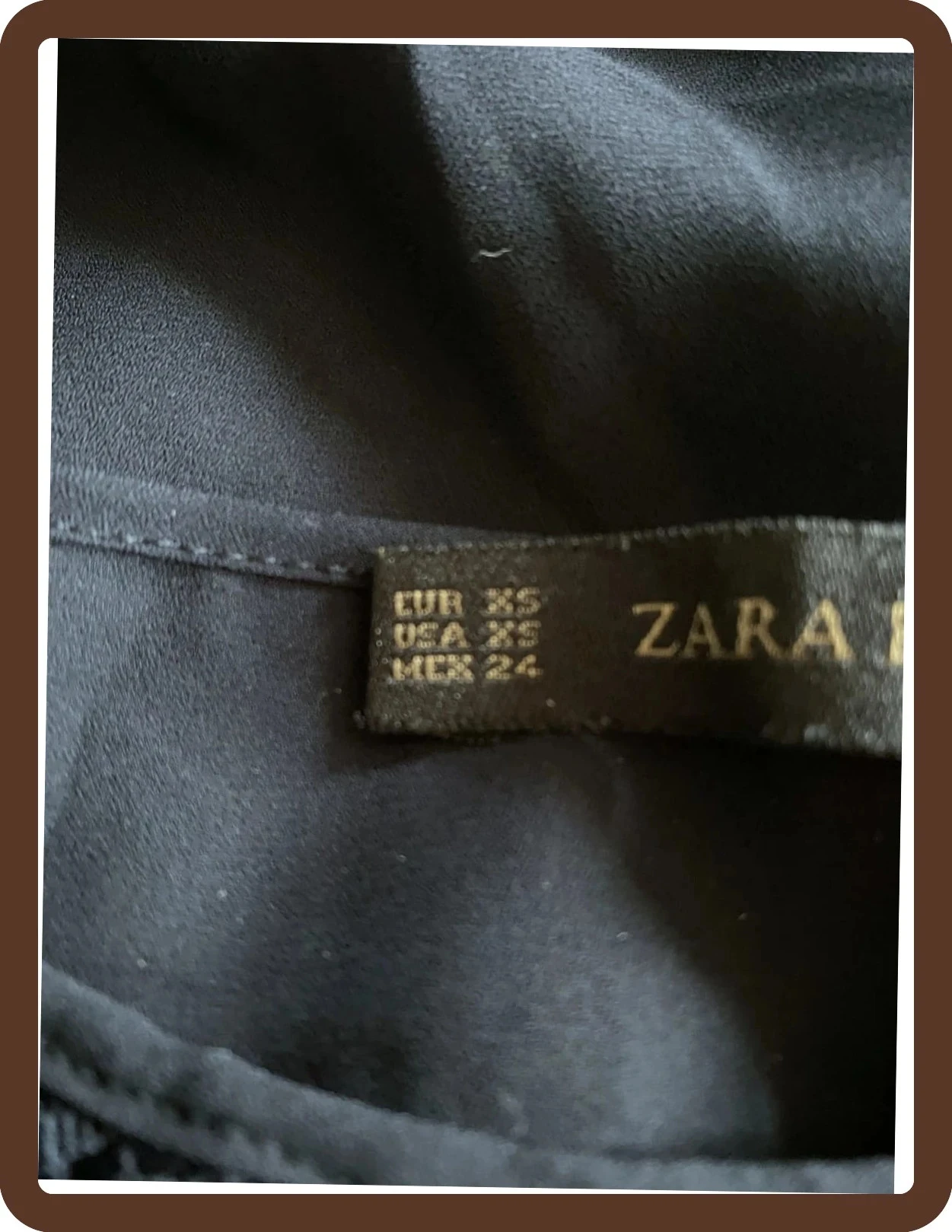 Marine blouse met borduurwerk Zara Trafaluc T34 – Elegant & als nieuw! – photo 9